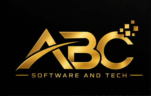ABC Software and Tech official gold logo